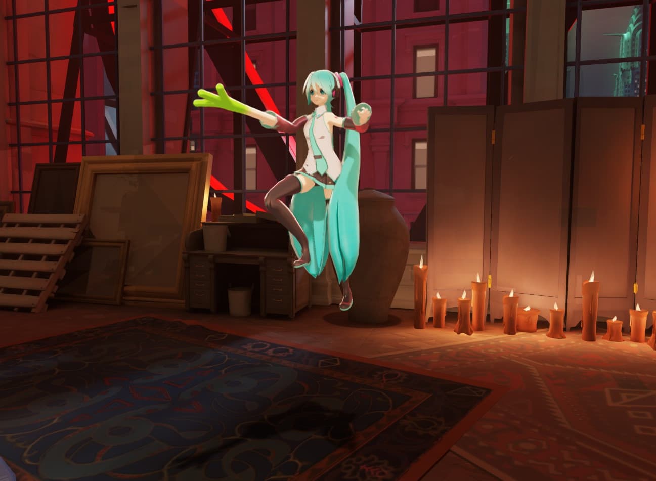 Miku As Paradox (Leek, Hair Physics, Voicelines!) screenshot 6