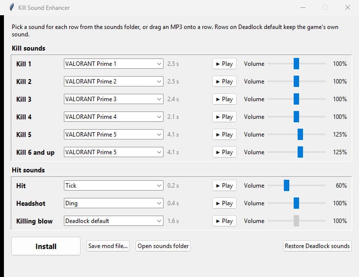 Kill Sound Enhancer screenshot 2