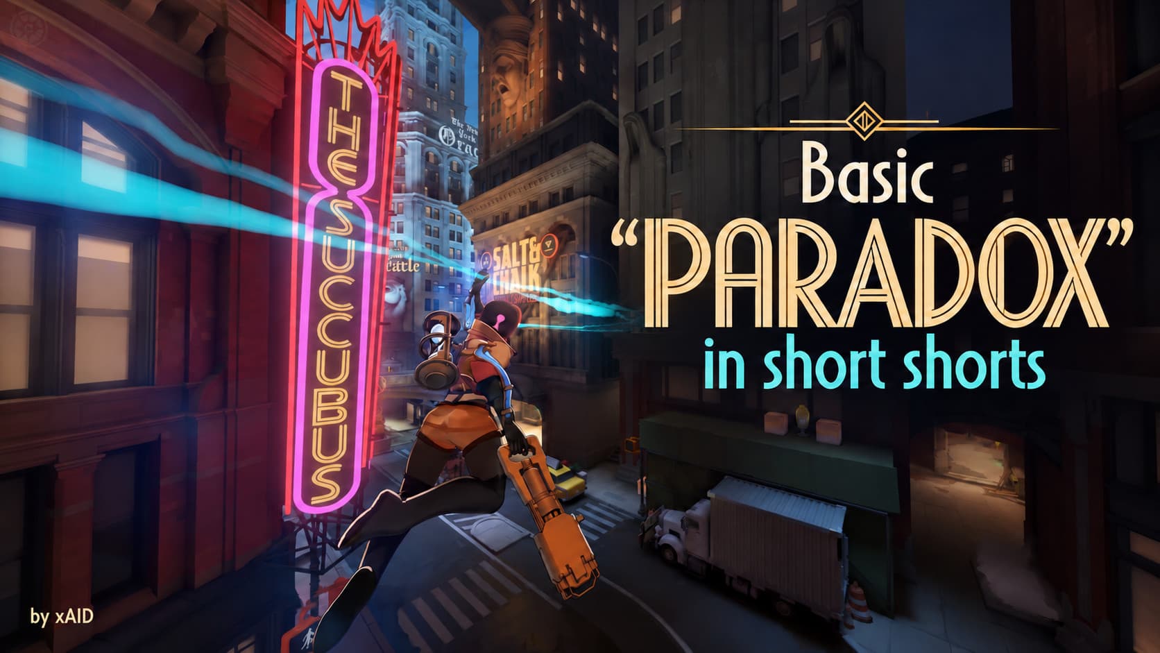 Basic "PARADOX" in short shorts screenshot