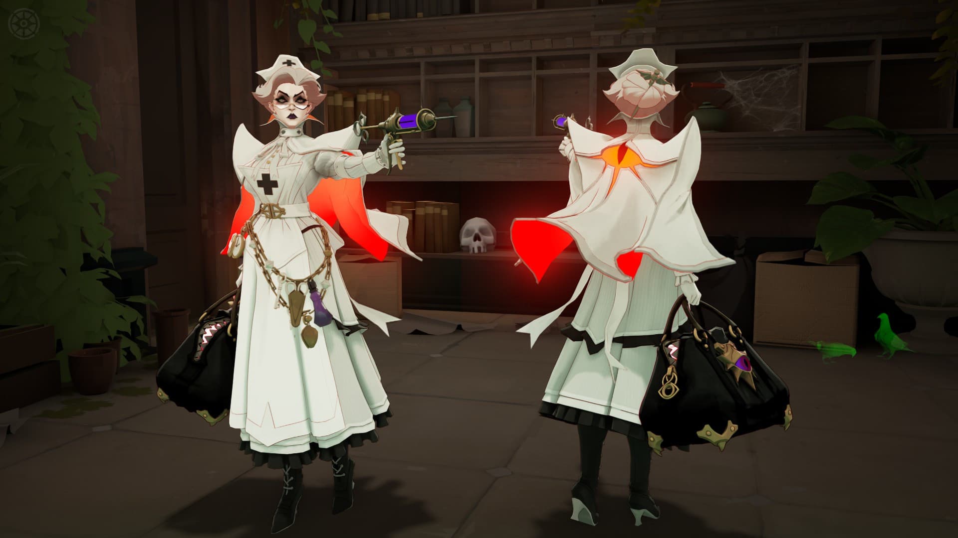 Maid Nurse Harrow + particles (bow leech add-on) screenshot 3