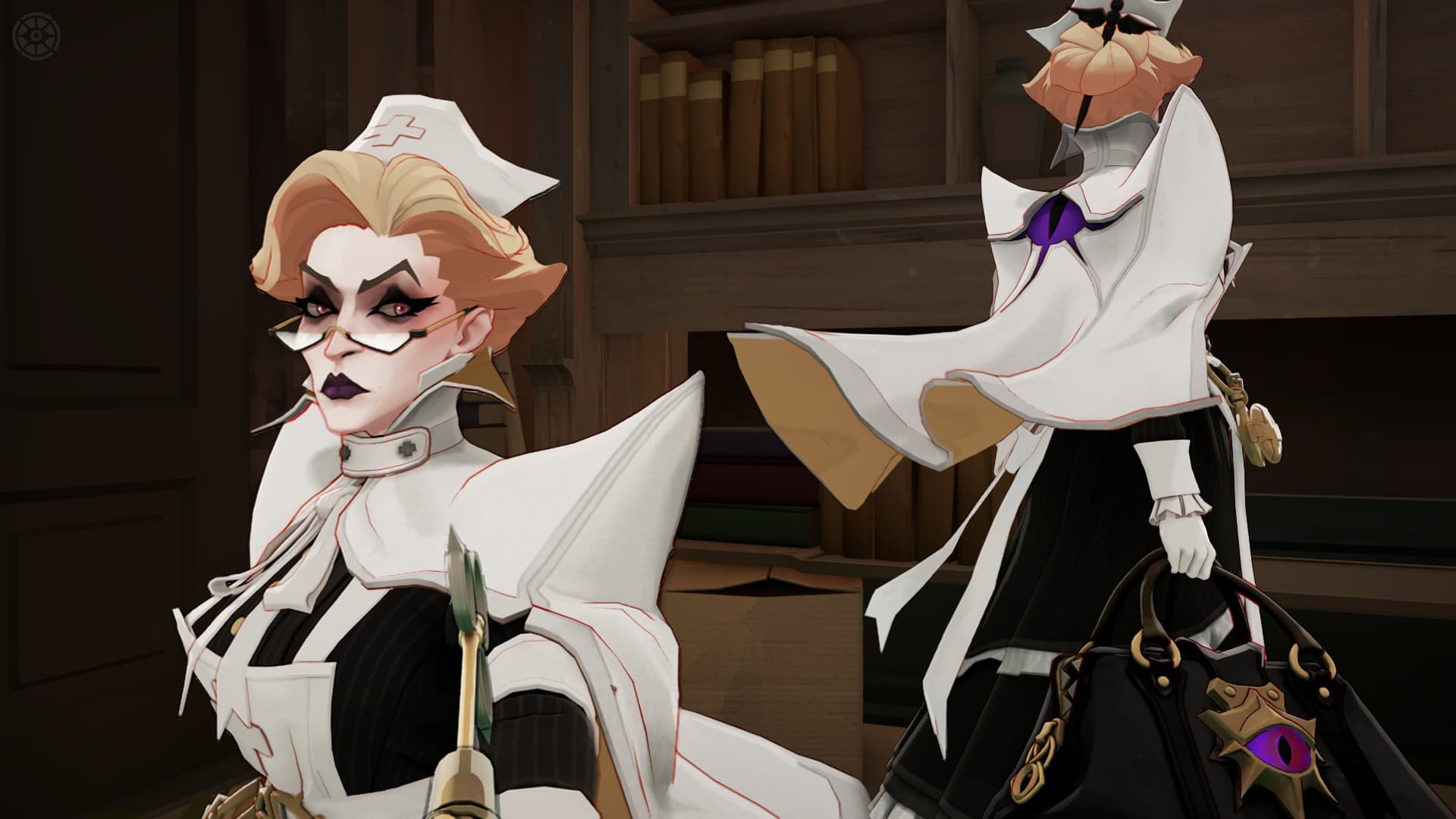 Maid Nurse Harrow + particles (bow leech add-on) screenshot 8