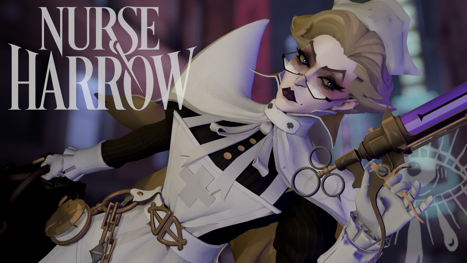 Maid Nurse Harrow + particles (bow leech add-on) screenshot