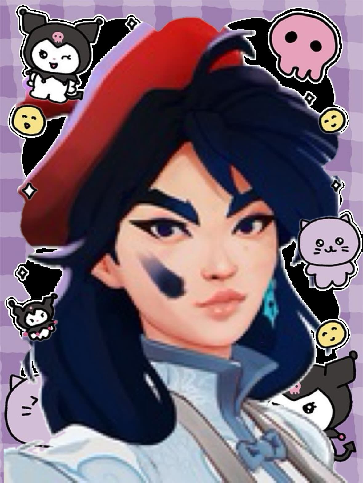 kuromi frame violet portraits screenshot 2