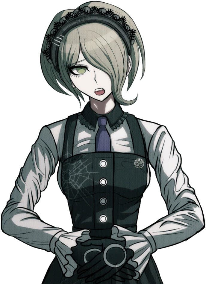 Danganronpa Kirumi Tojo over Doorman portraits screenshot 4