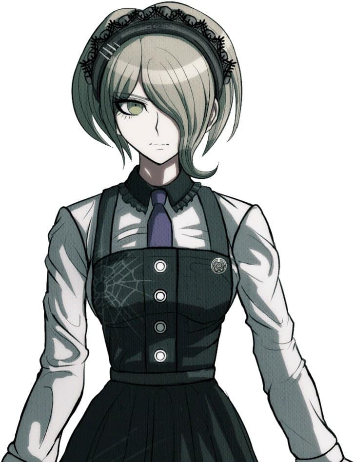 Danganronpa Kirumi Tojo over Doorman portraits screenshot 3