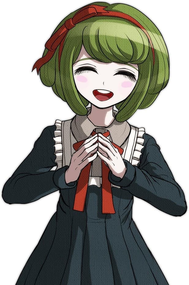 Danganronpa Monaca Towa over Baba Yaga portraits screenshot 4