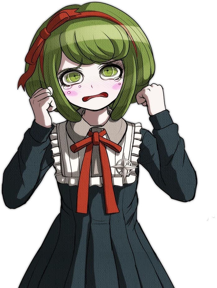 Danganronpa Monaca Towa over Baba Yaga portraits screenshot 5