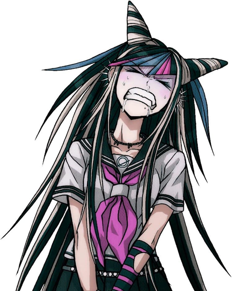 Danganronpa Ibuki Mioda over Billy portraits screenshot 5