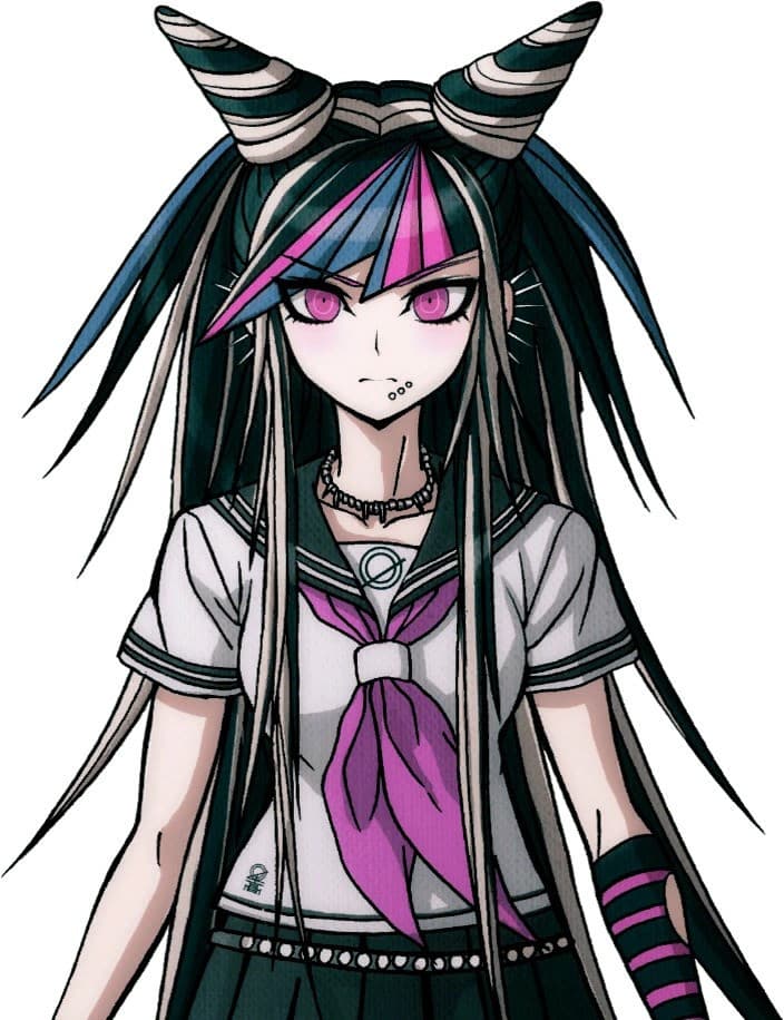 Danganronpa Ibuki Mioda over Billy portraits screenshot 3