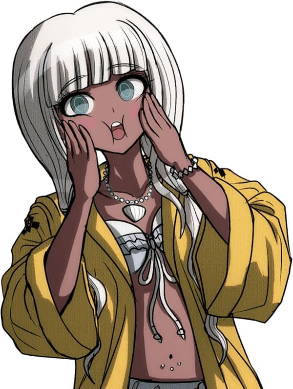 Danganronpa Angie Yonaga over Violet portraits screenshot 4