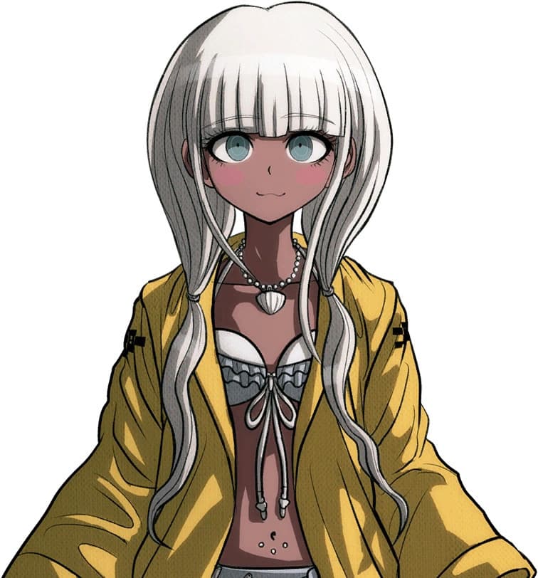 Danganronpa Angie Yonaga over Violet portraits screenshot 3
