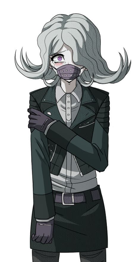 Danganronpa Seiko over Nurse Harrow portraits screenshot 5