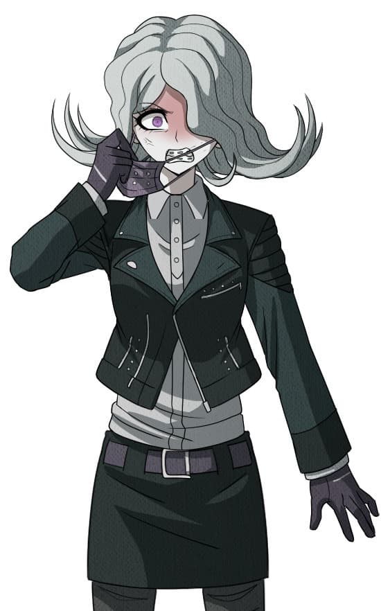 Danganronpa Seiko over Nurse Harrow portraits screenshot 4