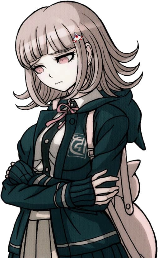 Danganronpa Chiaki Nanami over Rem portraits screenshot 5