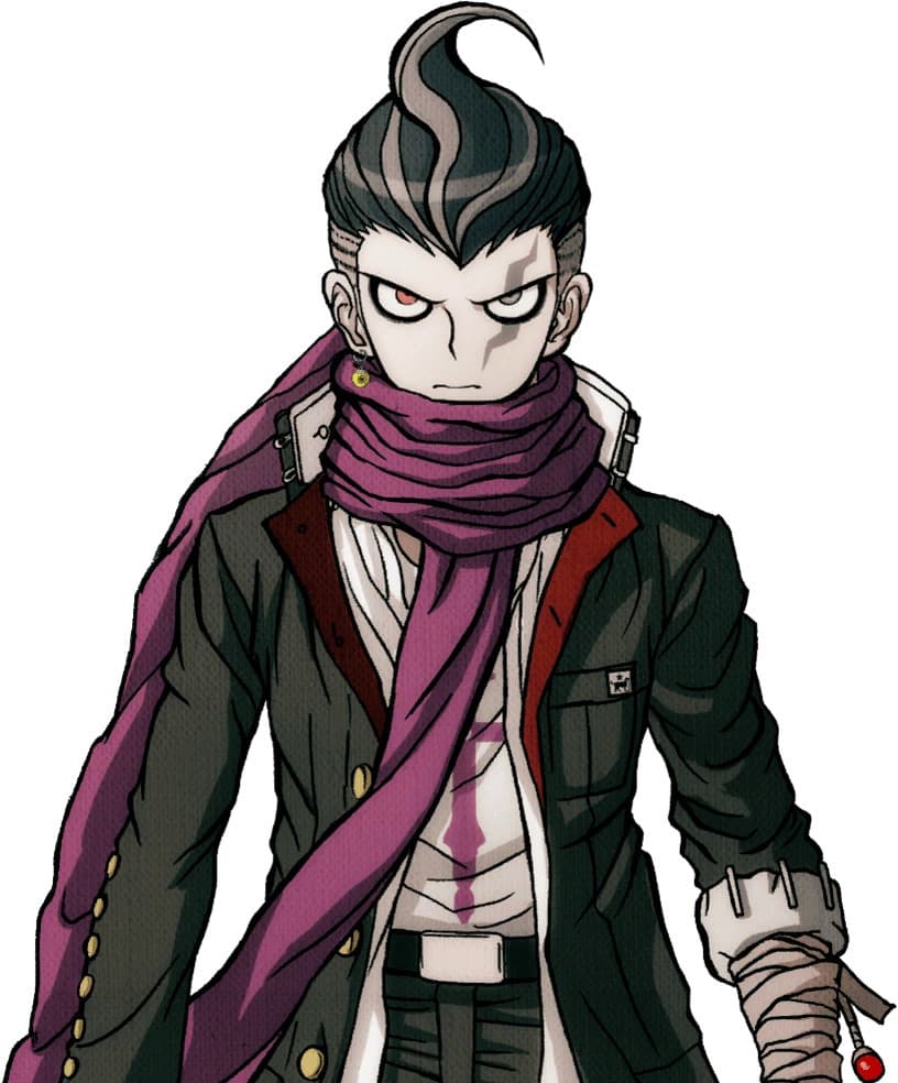 Danganronpa Gundham Tanaka over Rat King portraits screenshot 3