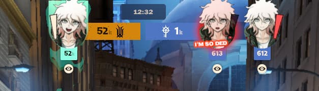 Danganronpa Nagito Komaeda over Pocket portraits screenshot 2