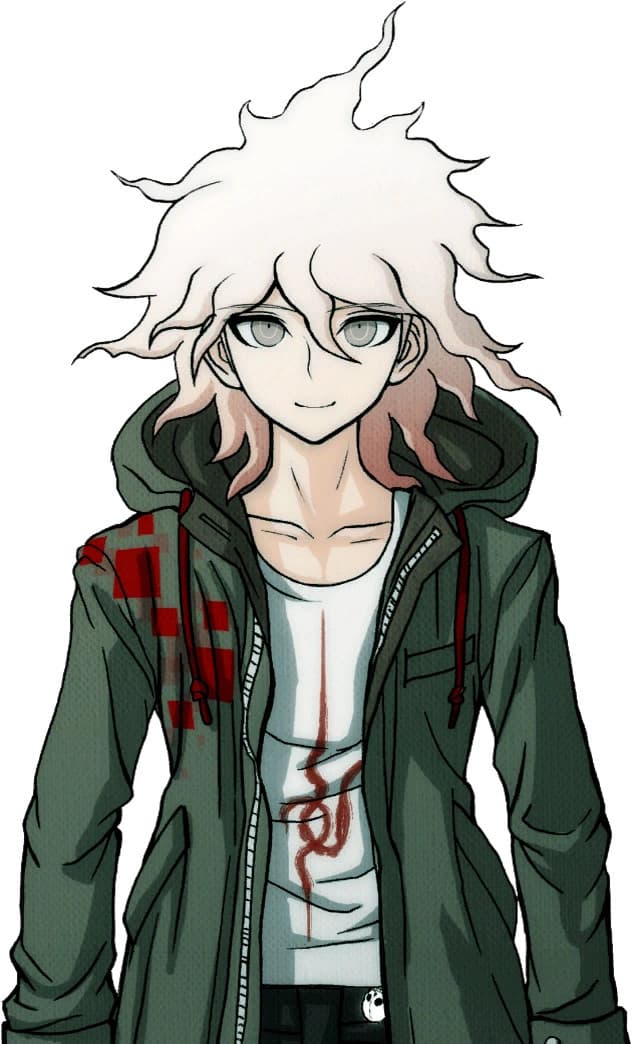 Danganronpa Nagito Komaeda over Pocket portraits screenshot 3