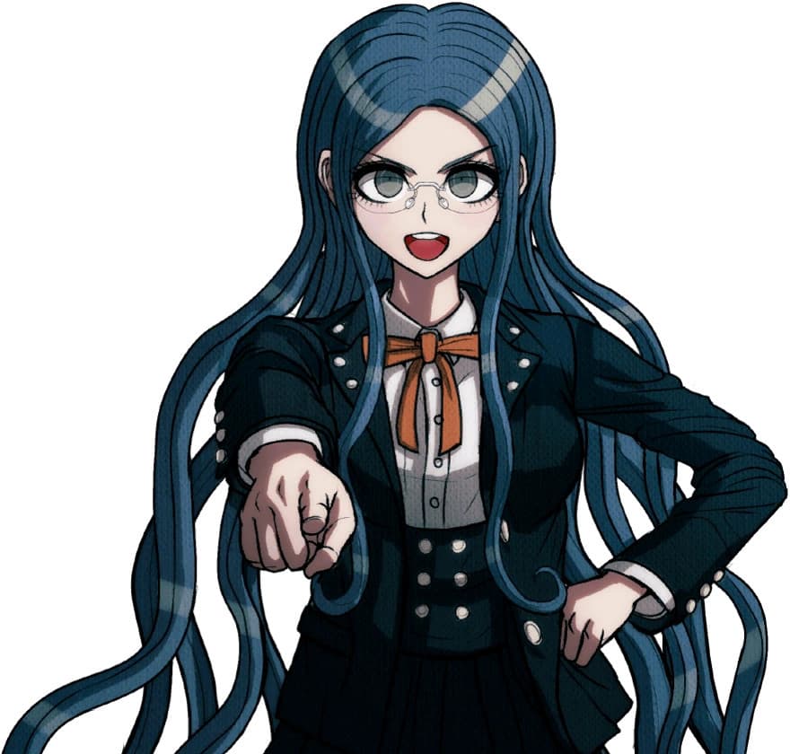 Danganronpa Tsumugi over Sinclair portraits screenshot 5