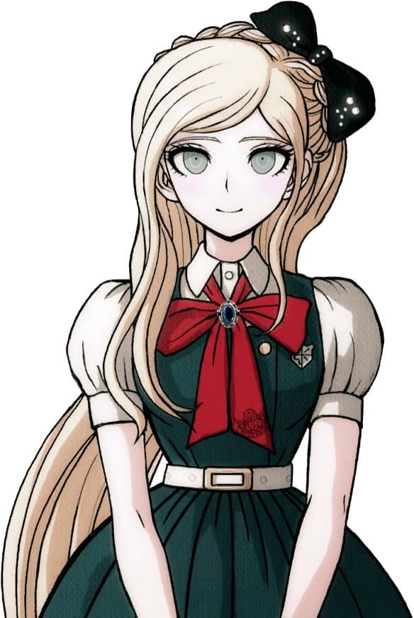 Danganronpa Sonia Nevermind over Mina portraits screenshot 3
