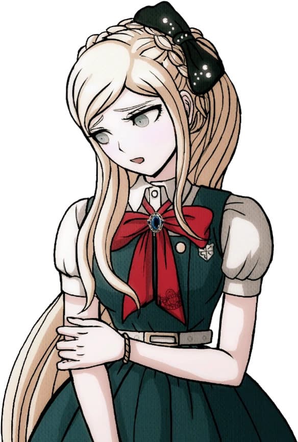 Danganronpa Sonia Nevermind over Mina portraits screenshot 5