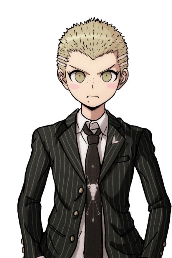 Danganronpa Fuyuhiko Kuzuryu over Wraith portraits screenshot 3