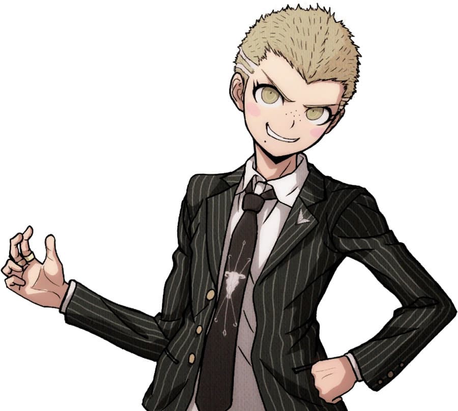 Danganronpa Fuyuhiko Kuzuryu over Wraith portraits screenshot 5