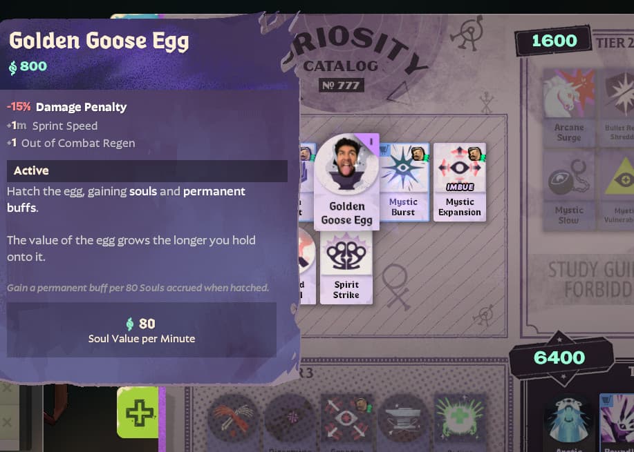 Golden goose egg but it's my friend Gibby screenshot 2