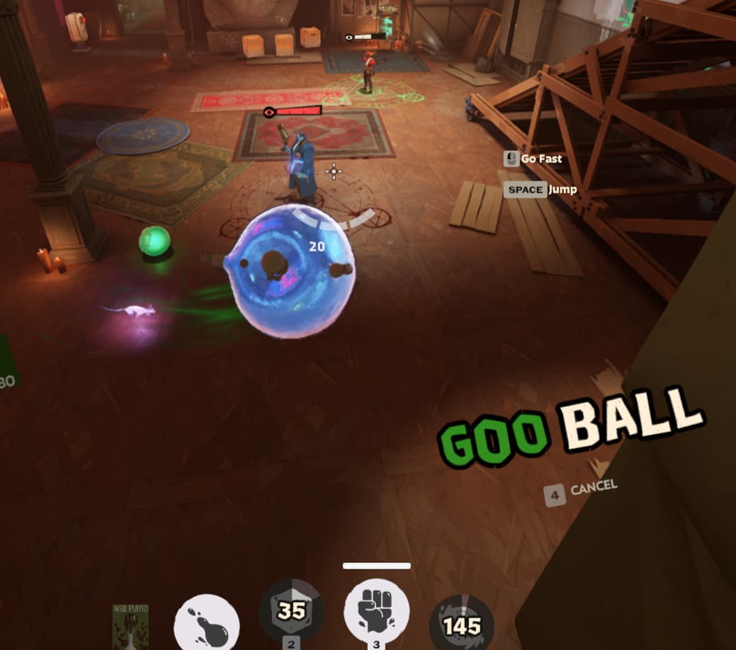 Blue viscous screenshot 2