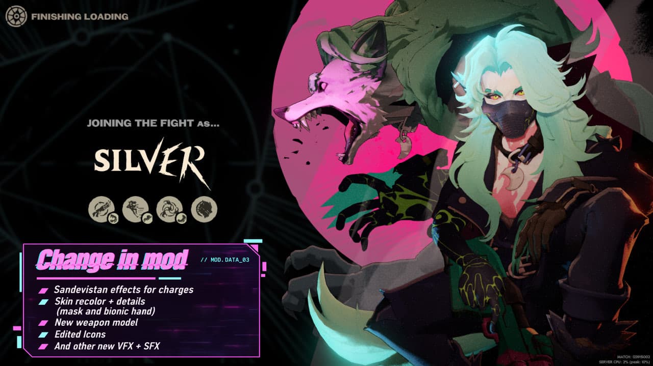Silver Rebecca Skin screenshot