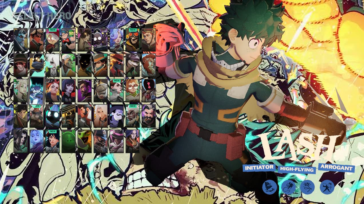 Izuku Midoriya (Deku) - Lash Replacement screenshot