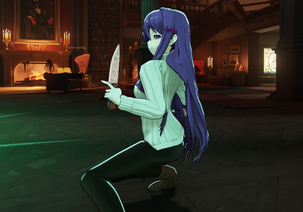 DDLC Yuri as Lady Geist screenshot 3