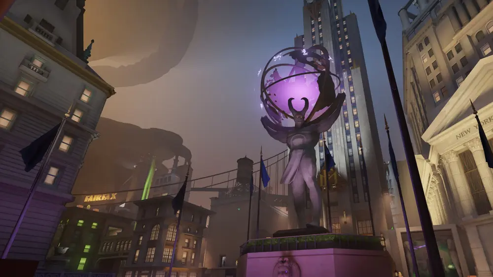 The Plaza district in Deadlock